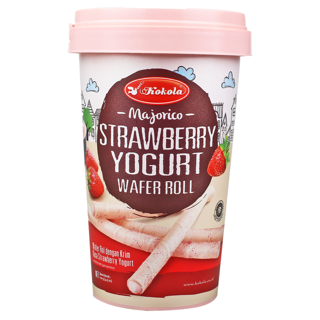Majorico Bucket Strawberry Yougurt 120G X 24Pcs